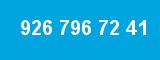 926 796 72 41 926 796 72 41